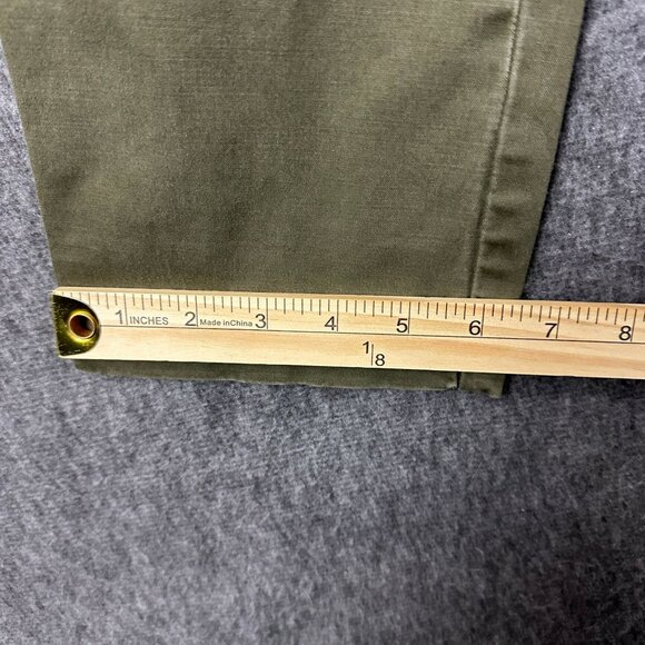 Current/Elliott Olive Green Ankle Pants Womens Size 28 Cotton Comfortable - Picture 12 of 14